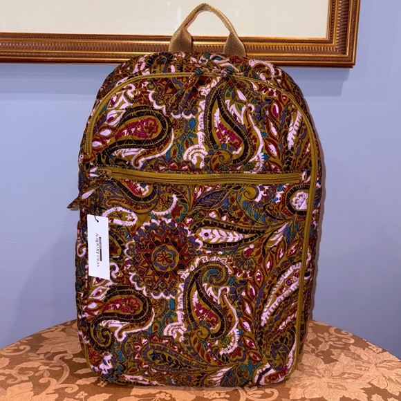 Vera Bradley Buta Spray Lay Flat Travel Backpack in Cotton